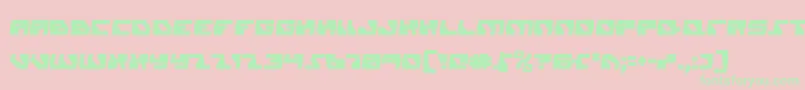 Daedalusc Font – Green Fonts on Pink Background