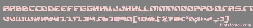 Daedalusc Font – Pink Fonts on Gray Background