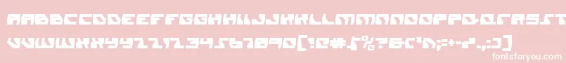 Daedalusc Font – White Fonts on Pink Background