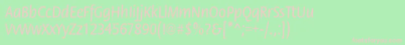 More about StackcndNormal Font StackcndNormal Font – Pink Fonts on Green Background