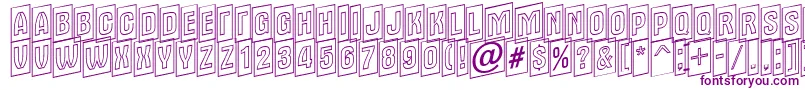 Alter15 Font – Purple Fonts on White Background