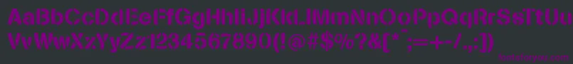 fuente StenciliaBold – Fuentes Moradas Sobre Fondo Negro