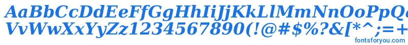 DejavuSerifBoldItalic Font – Blue Fonts