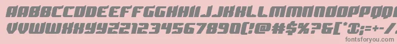 Spartacosemital Font – Gray Fonts on Pink Background