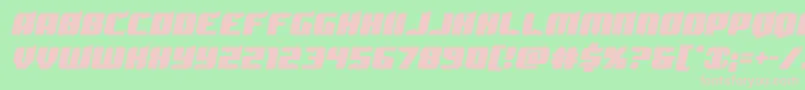 Spartacosemital Font – Pink Fonts on Green Background