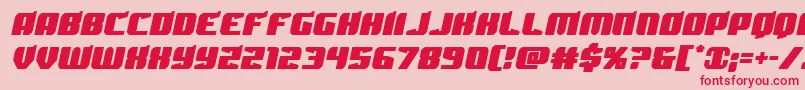 Spartacosemital Font – Red Fonts on Pink Background