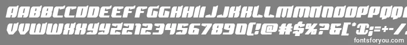 Spartacosemital Font – White Fonts on Gray Background