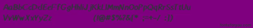 Matthiola Font – Black Fonts on Purple Background