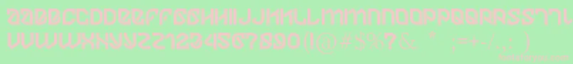 Dylov4stuff Font – Pink Fonts on Green Background
