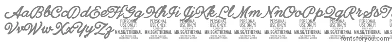 EthernalboldPersonal Font – Gray Fonts