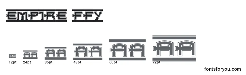 Empire ffy Font Sizes