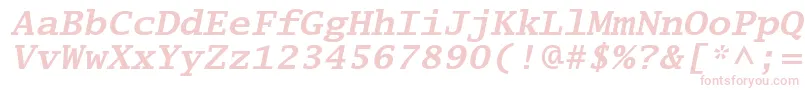 LucidatypewriterstdBoldobl Font – Pink Fonts