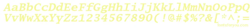 LucidatypewriterstdBoldobl Font – Yellow Fonts