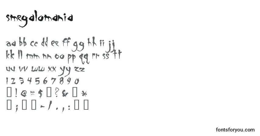 Fuente Smegalomania - alfabeto, números, caracteres especiales
