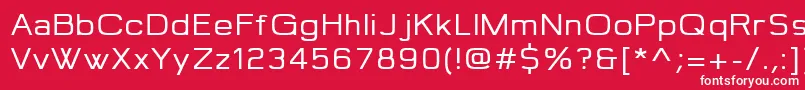 Jepanten Font – White Fonts on Red Background