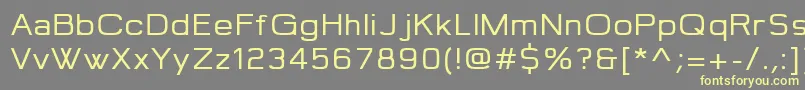 Jepanten Font – Yellow Fonts on Gray Background