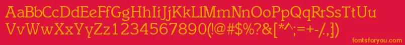 More about Inclinatssk Font Inclinatssk Font – Orange Fonts on Red Background