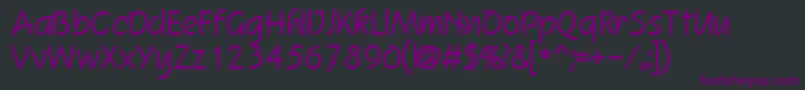 Revere Font – Purple Fonts on Black Background