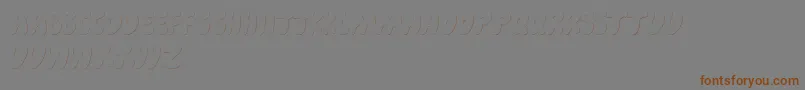 More about CartoonShadow Font CartoonShadow Font – Brown Fonts on Gray Background