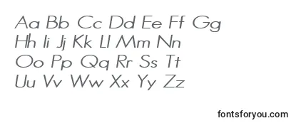HalibutcondensedItalic Font