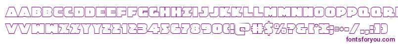 Jedisfout Font – Purple Fonts on White Background