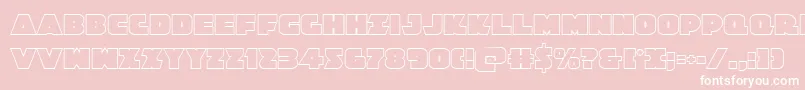 Jedisfout Font – White Fonts on Pink Background