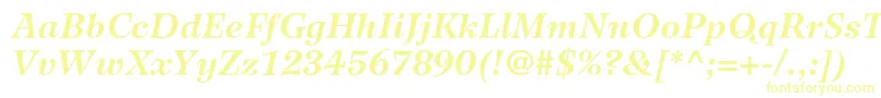 WilkeltstdBolditalic Font – Yellow Fonts
