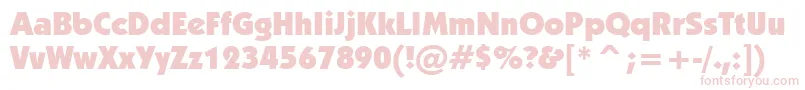Kabelu Font – Pink Fonts on White Background