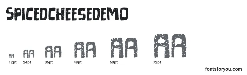 Spicedcheesedemo Font Sizes