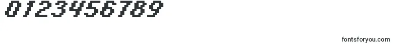Italic0865 Font – Fonts for Numbers and Digits