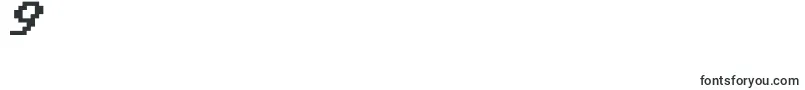 Italic0865 Font – Fonts for Digit 9