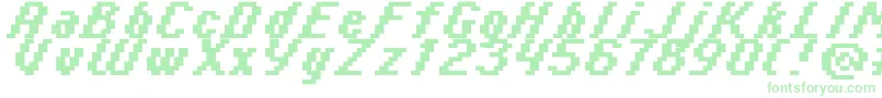 フォントItalic0865 – 緑のフォント