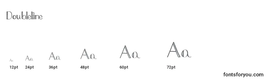 Doubleline Font Sizes