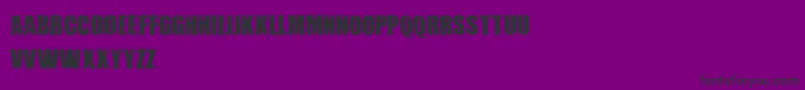 Dirtybag Font – Black Fonts on Purple Background