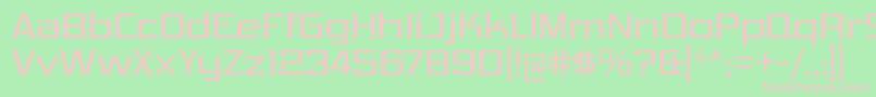 VibrocentricRg Font – Pink Fonts on Green Background