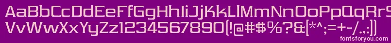 VibrocentricRg Font – Pink Fonts on Purple Background