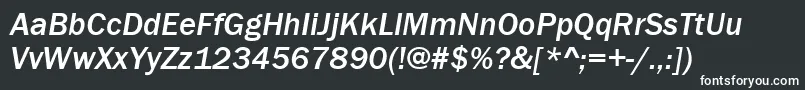 FranklinGothicMediumРљСѓСЂСЃРёРІ Font – White Fonts