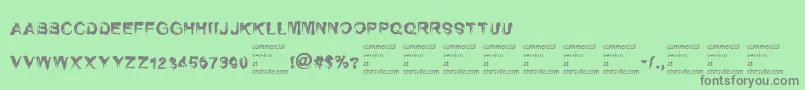 fuente SelfrighteousnessRegular – Fuentes Grises Sobre Fondo Verde