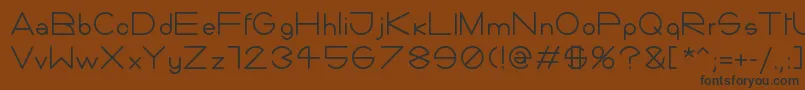 Giorgino Font – Black Fonts on Brown Background
