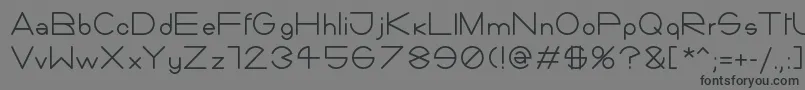 Giorgino-Schriftart – Schwarze Schriften auf grauem Hintergrund