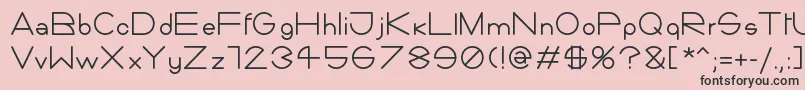 Giorgino Font – Black Fonts on Pink Background