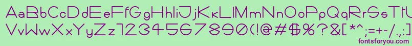 Giorgino Font – Purple Fonts on Green Background
