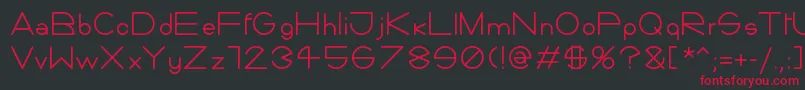 Giorgino Font – Red Fonts on Black Background