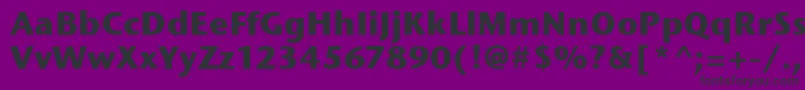StoneSansItcBold Font – Black Fonts on Purple Background