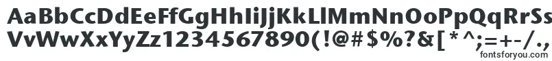 StoneSansItcBold-fontti – Televisioon tarkoitetut fontit