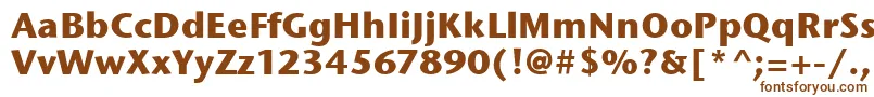 StoneSansItcBold Font – Brown Fonts on White Background