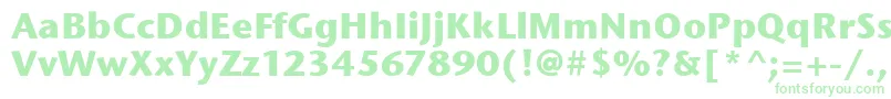 StoneSansItcBold Font – Green Fonts on White Background