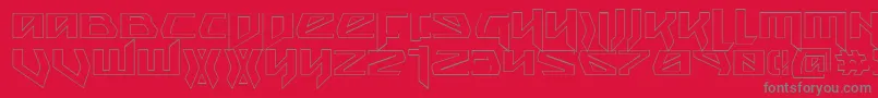 More about SnubfighterOutline Font SnubfighterOutline Font – Gray Fonts on Red Background