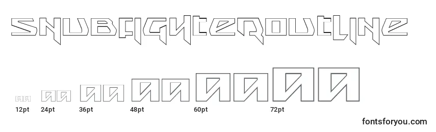 SnubfighterOutline Font Sizes