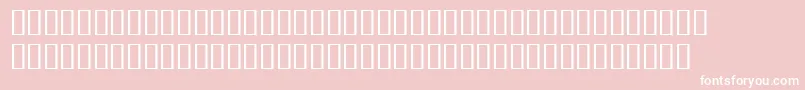 BulmerMtSemiboldExpertItal Font – White Fonts on Pink Background